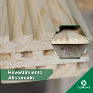 Revestimiento Alistonado 1 pulgada