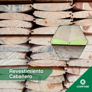 Revestimiento Cabañero 1 pulgada