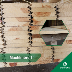 Machimbre de 1 pulgada